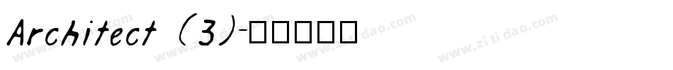 Architect (3)字体转换